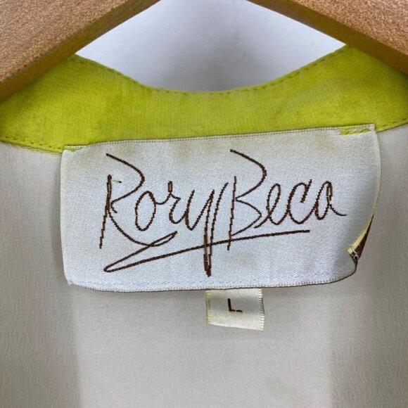 Rory Beca Silk Sleeveless Button Up Blouse - L - Picture 4 of 4